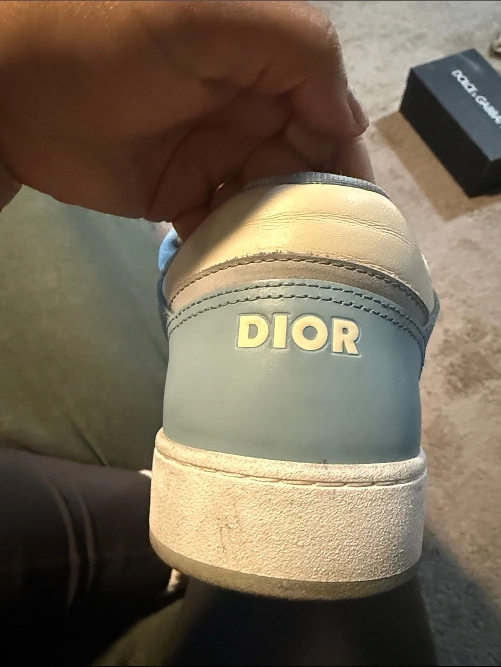 B27 UPTOWN LOW TOP DIOR Sneakers with Monogram Panels